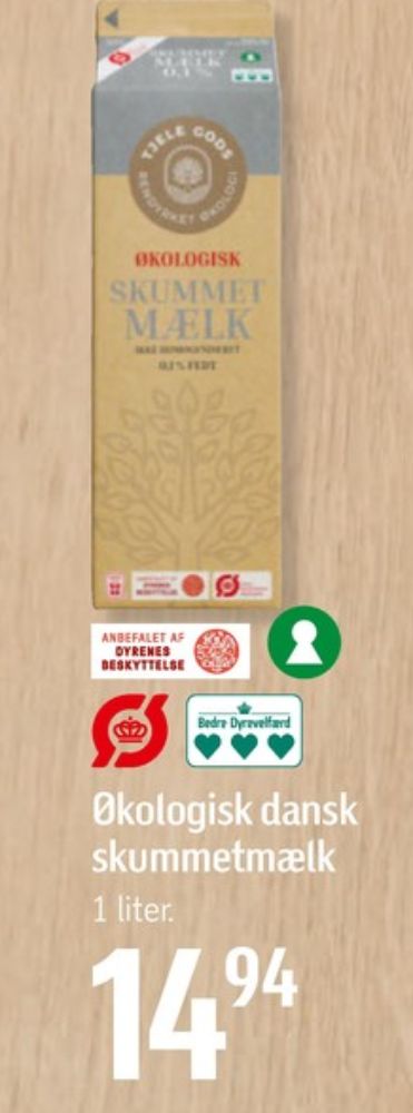 Tjele Gods, Skummetmælk