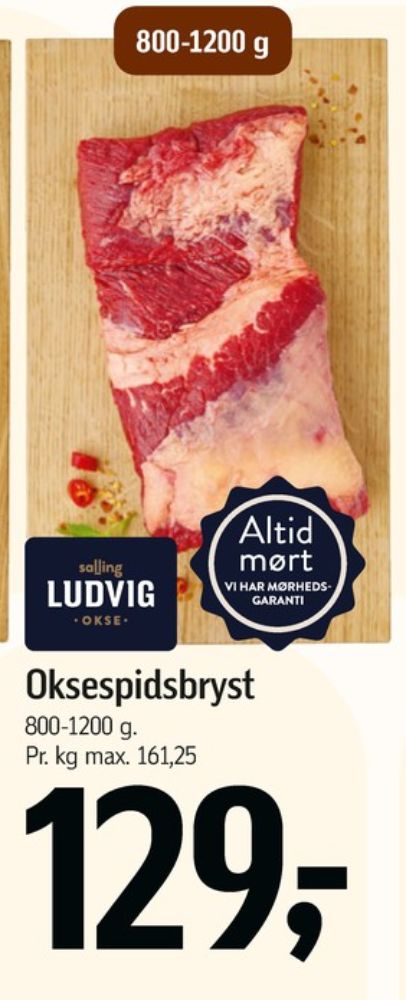 Salling Ludvig, Oksespidsbryst