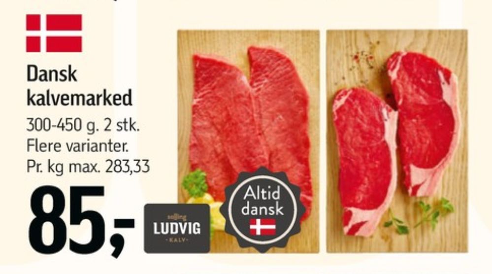 Salling Ludvig, Kalveentrecote