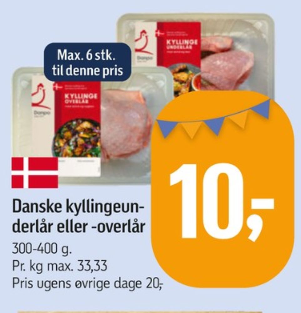 Danpo, Kyllingeoverlår