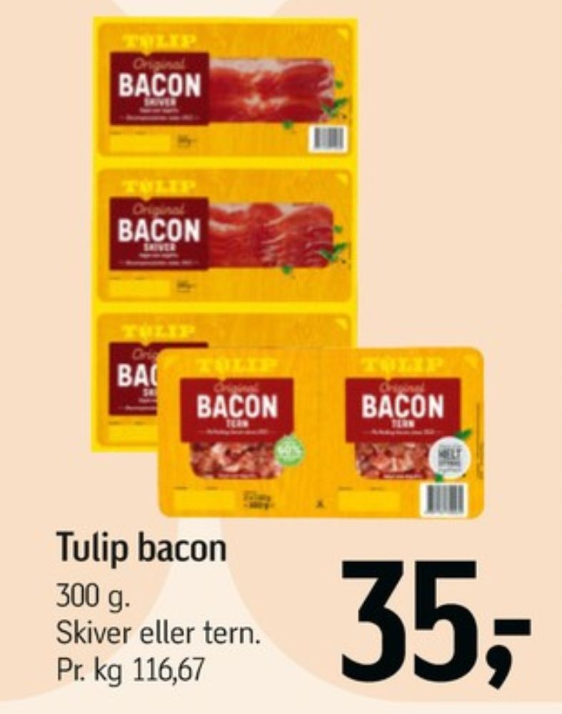 Tulip, Bacontern