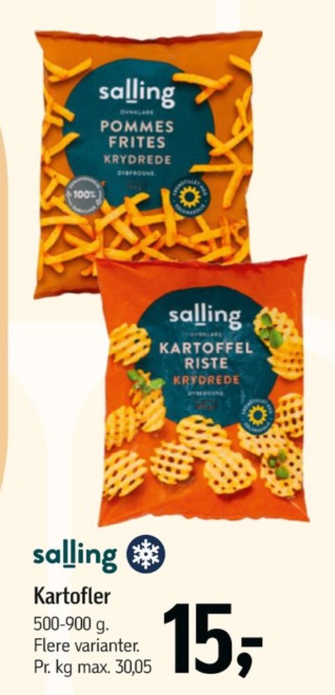 Salling, Pommes Frites Krydrede