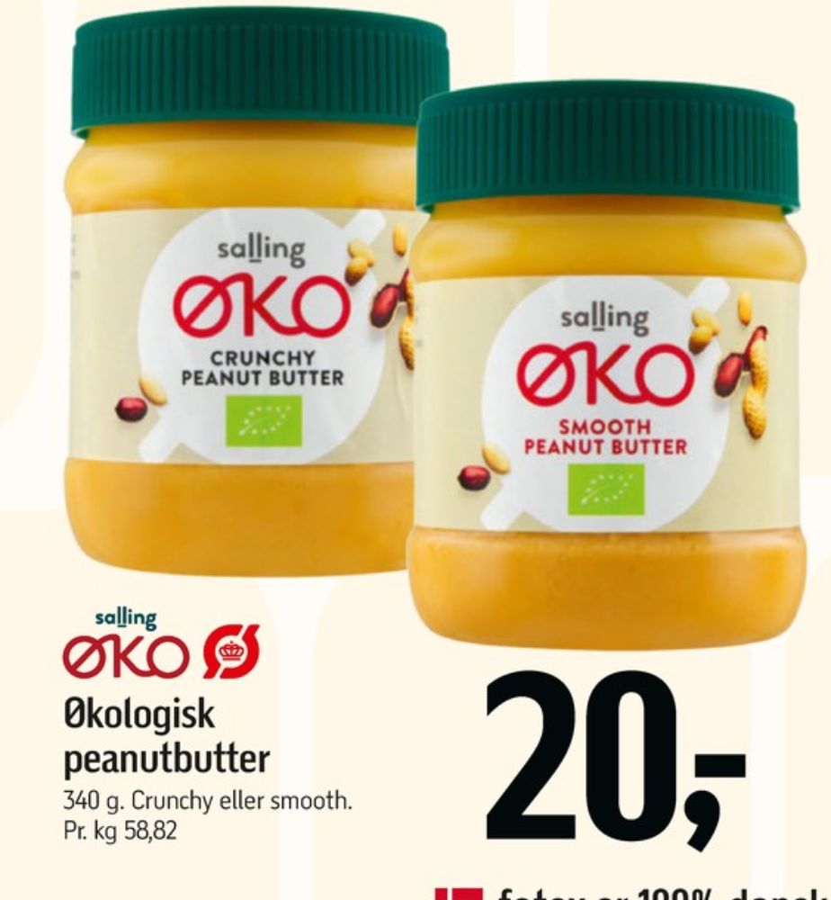 Salling ØKO, Peanutbutter Smooth