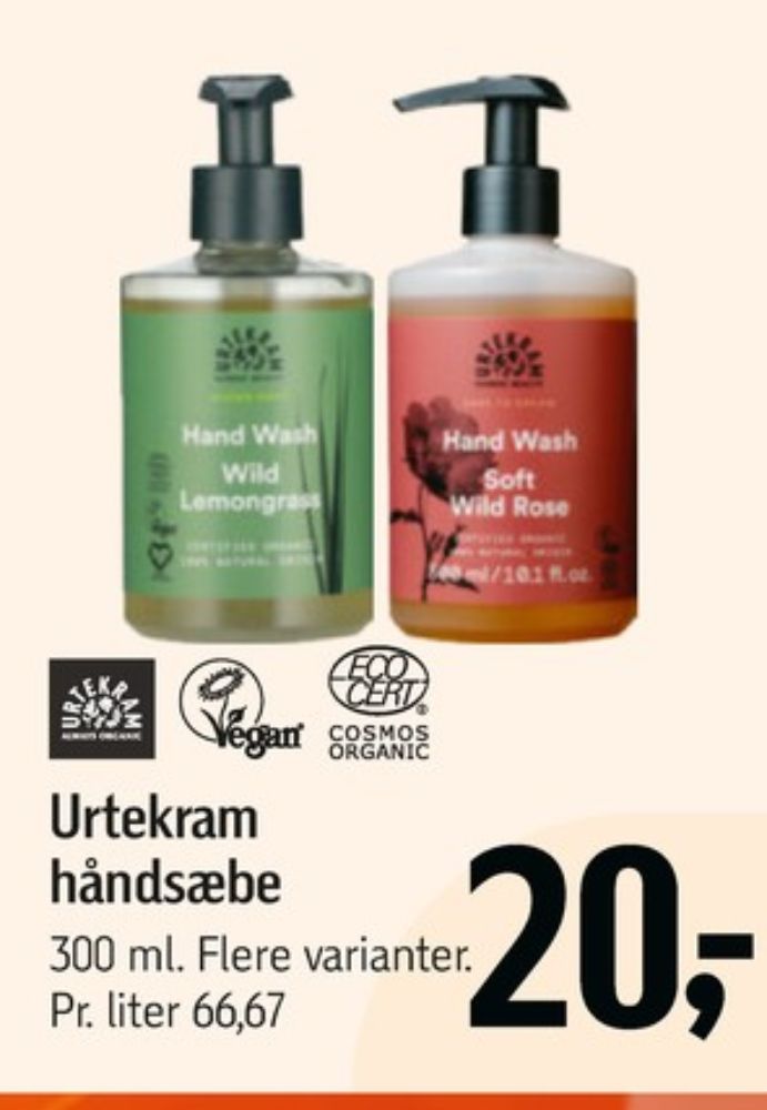 Urtekram, Flydende sæbe