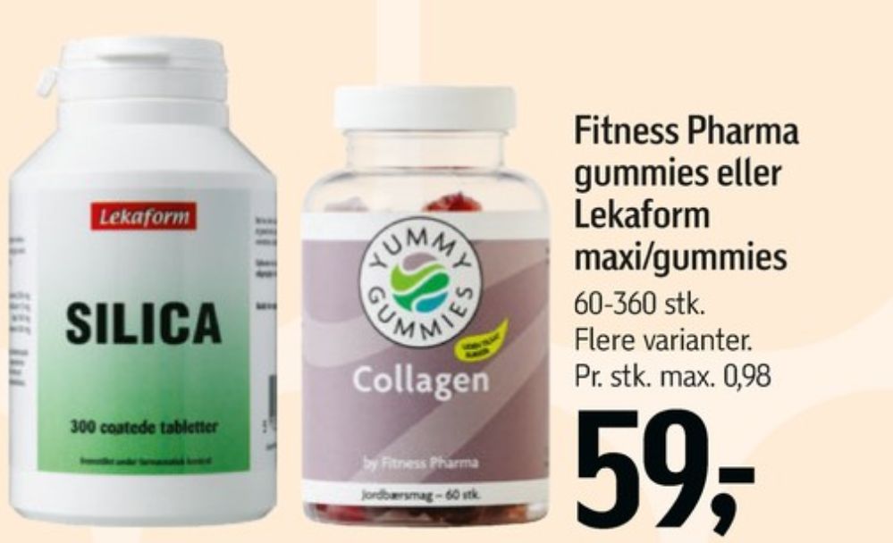 Fitness Pharma, Vitaminer
