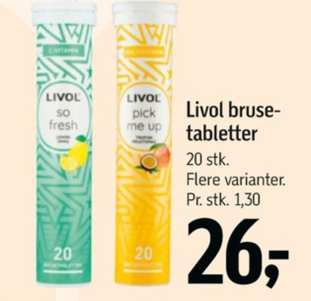 Livol Multi, Vitaminer