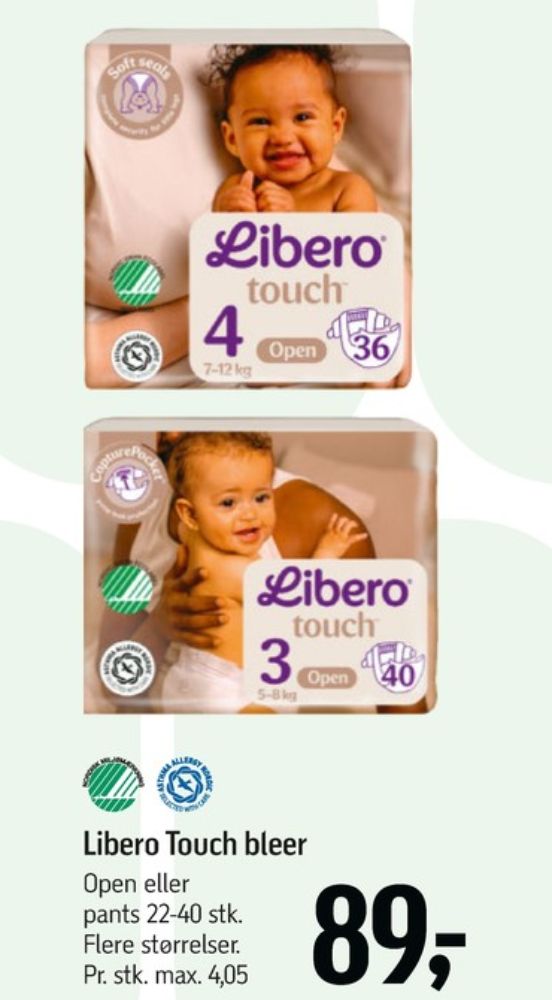Libero Touch, Bleer str 3 5-8 kg