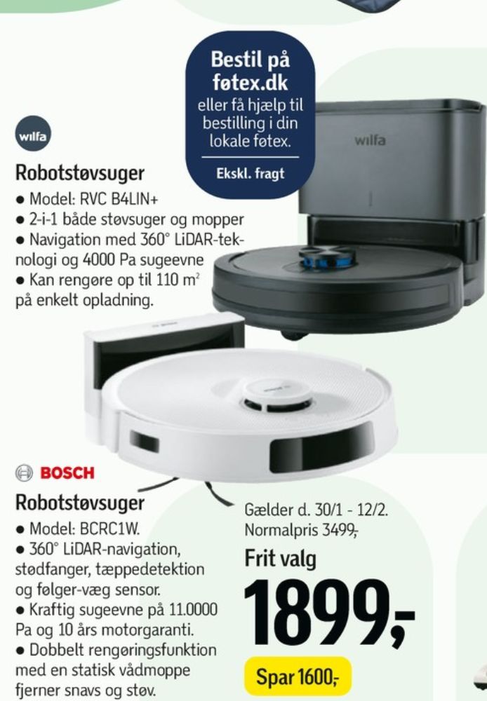 Bosch, Robotstøvsuger