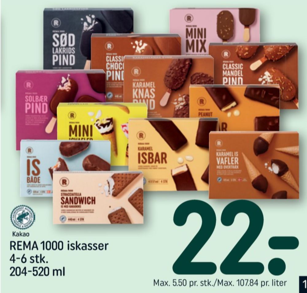 Rema 1000, Mini Isvafler