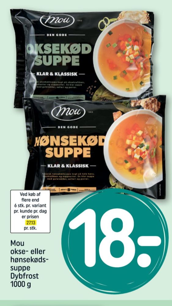 Mou Klar & Klassisk, Hønsekødssuppe