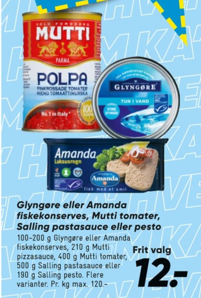 Salling, Pastasauce Hvidløg