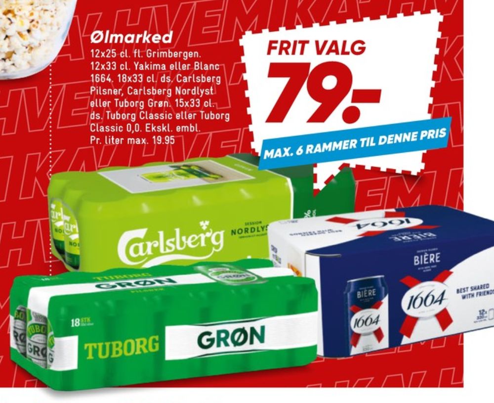Tuborg Grøn, Øl 18 pk.