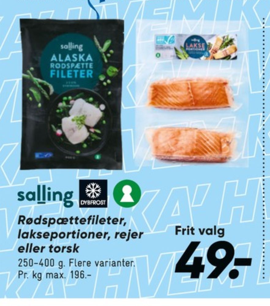 Salling, Rødspættefileter