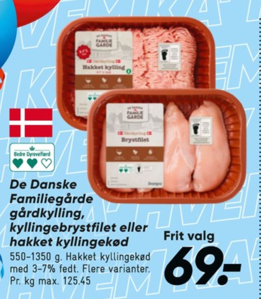 De Danske Familiegårde, Hakket kylling