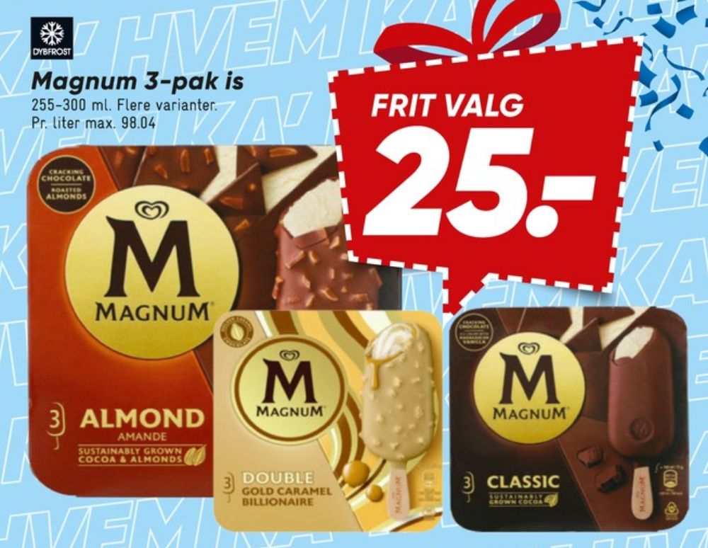 Frisko Magnum, Double Gold Caramel ispinde
