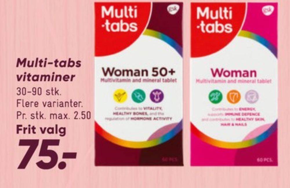 Multitabs, Vitaminer