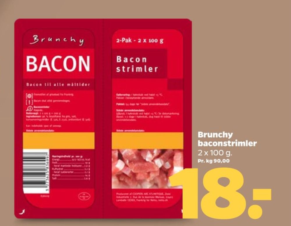 Brunchy, Bacontern