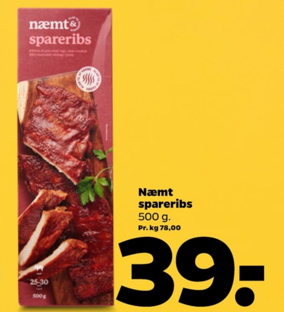 Næmt, Spareribs