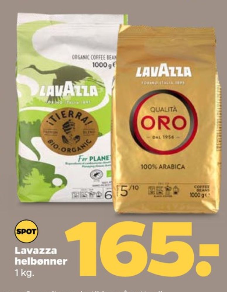 LavAzza Qualita Oro, Kaffebønner