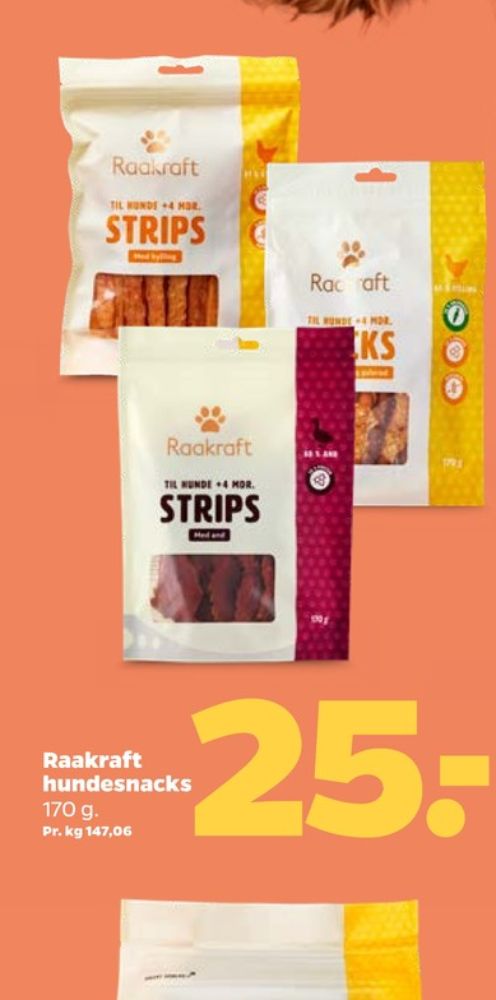 Raakraft, Hundesnacks