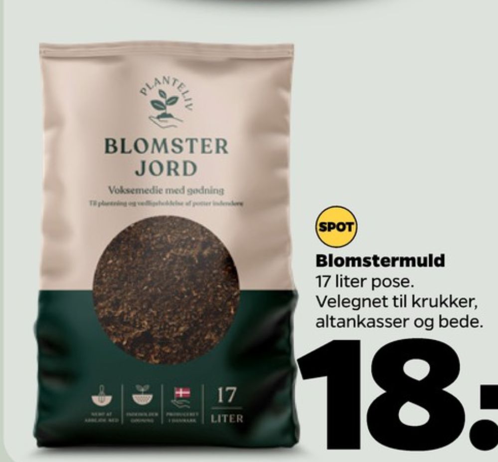 Planteliv, Blomsterjord