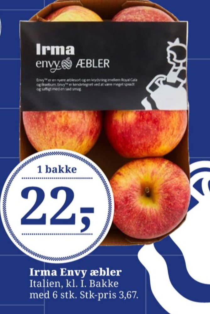 Irmas, Æbler