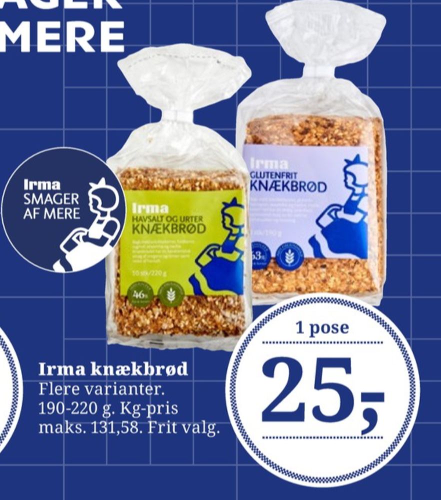 Irmas, Havsalt og Urter Knækbrød