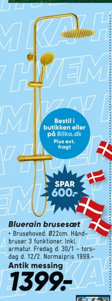 BlueRain, Brusestangsæt