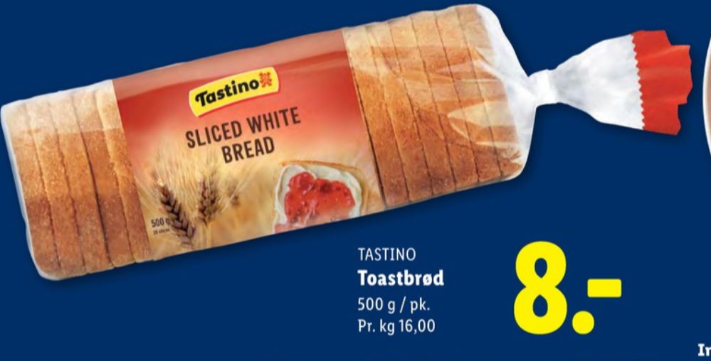 Tastino, Sandwichbrød