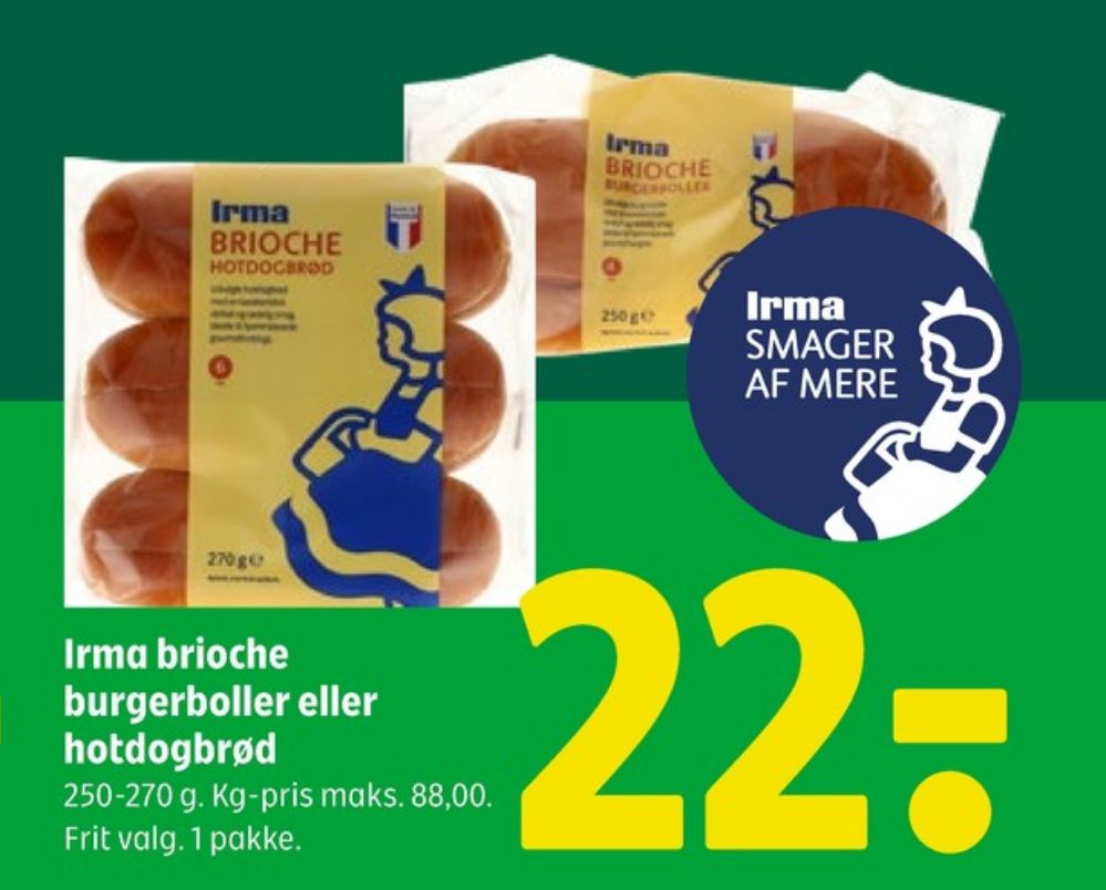 Irmas, Brioche Hotdogbrød