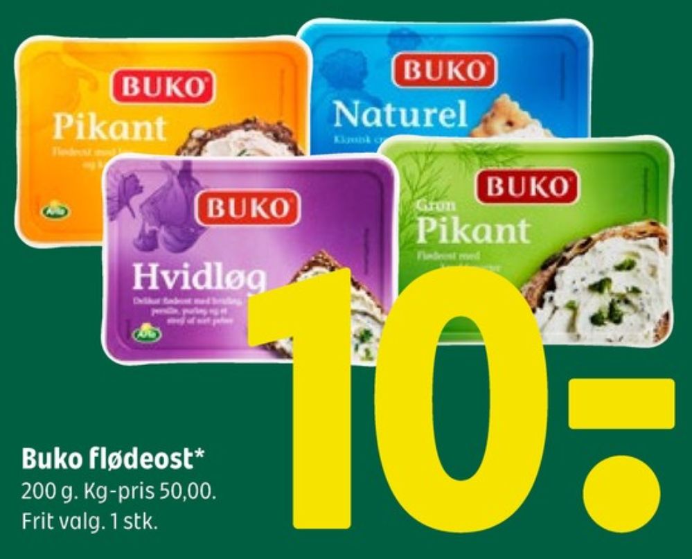 Buko, Flødeost Naturel