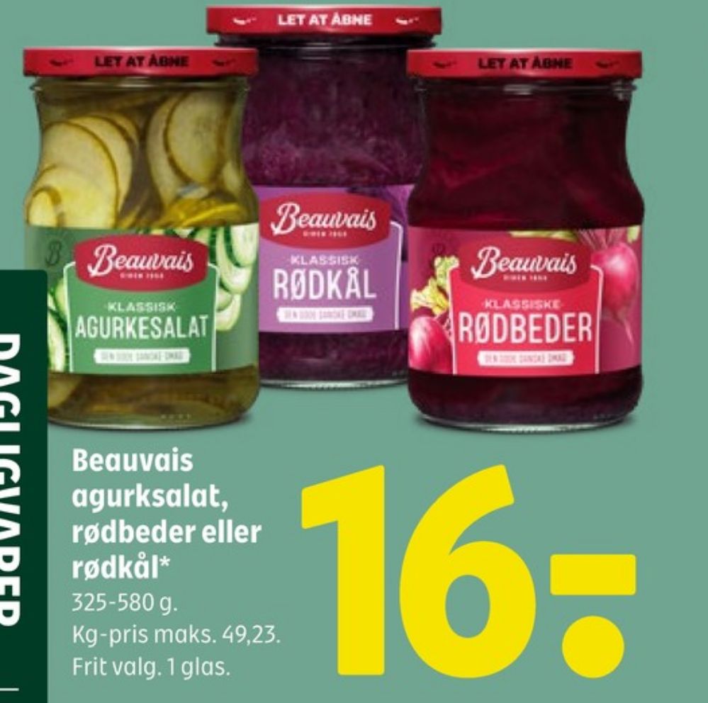 Beauvais, Rødkål-syltet