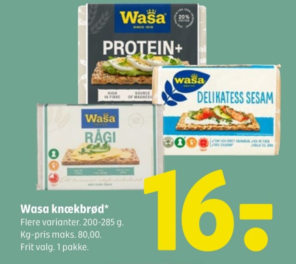 Wasa, Delikatesse Sesam knækbrød