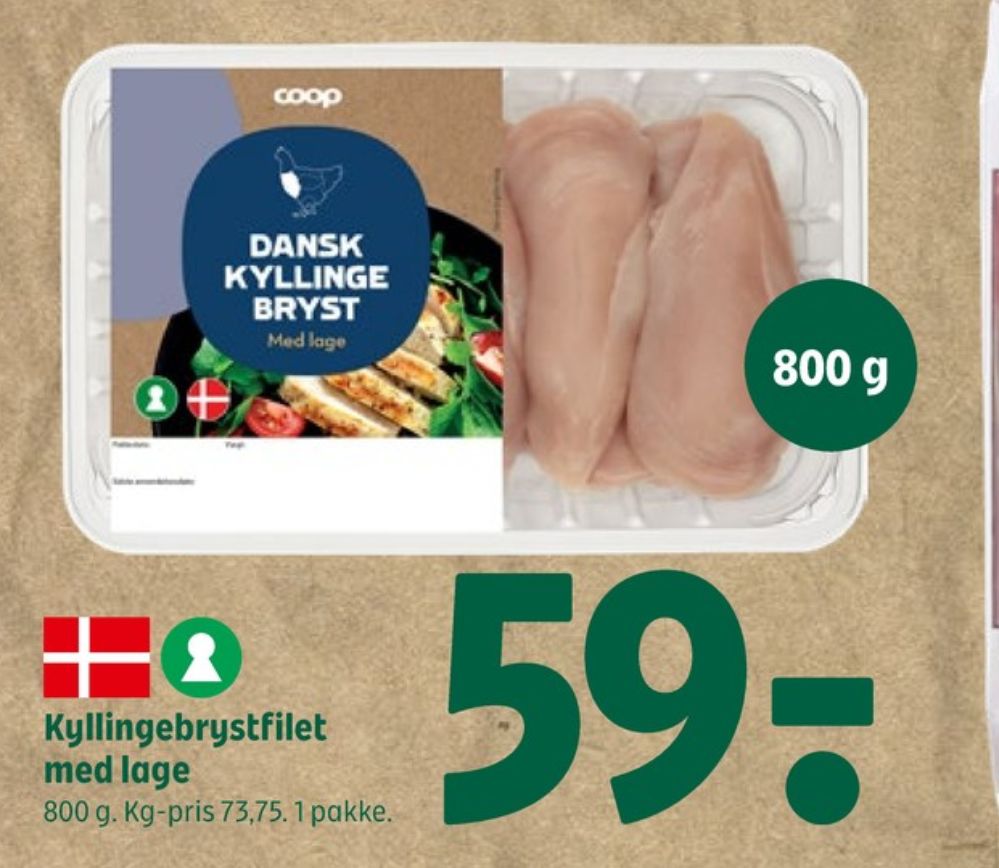 Coop, Kyllingebrystfilet