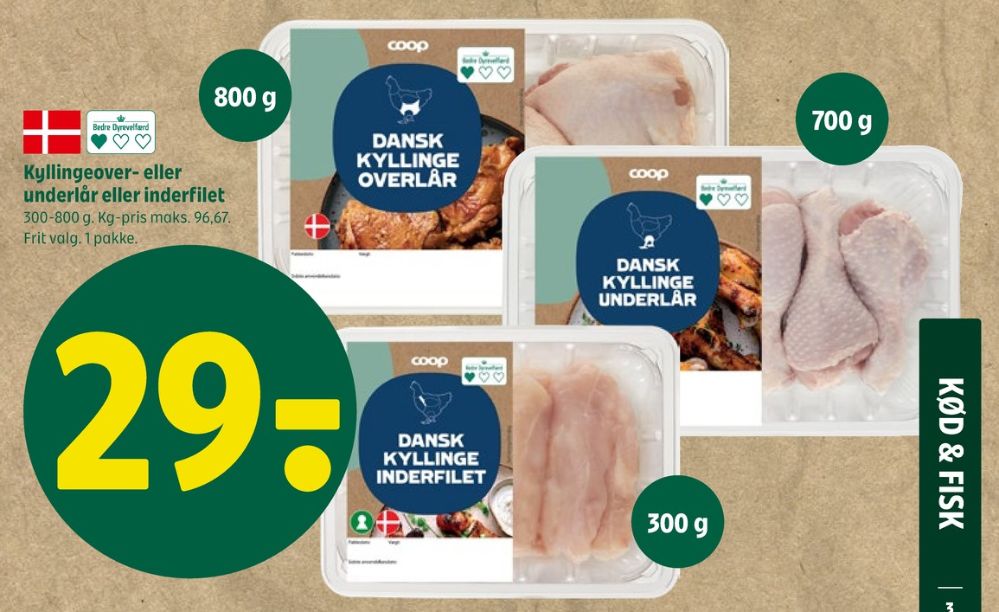 Coop, Kyllingeoverlår