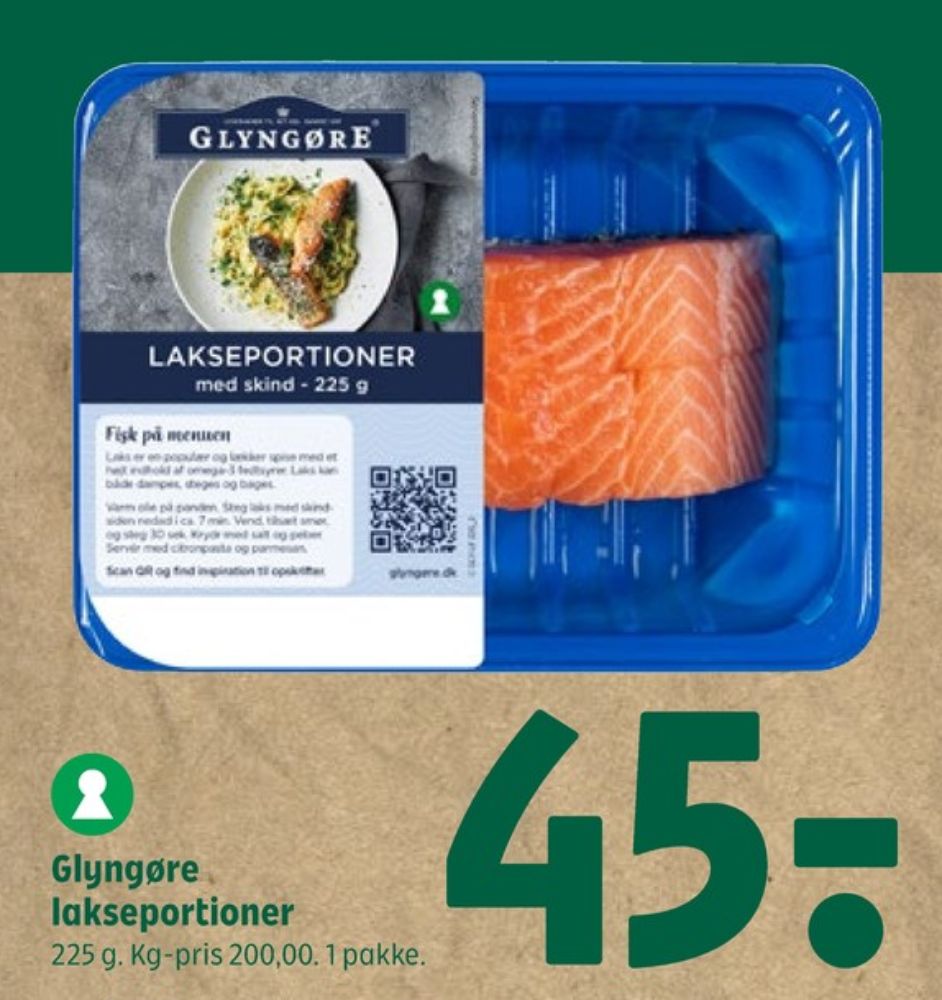 Glyngøre, Lakseportioner