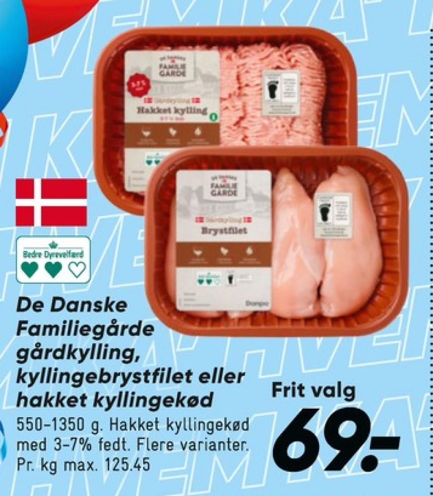 De Danske Familiegårde, Kyllingebrystfilet