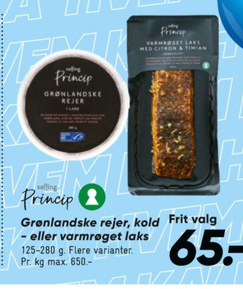 Salling Princip, Rejer