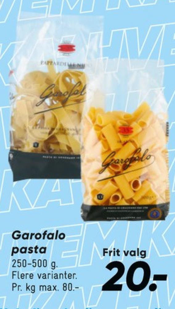 Garofalo, Pasta