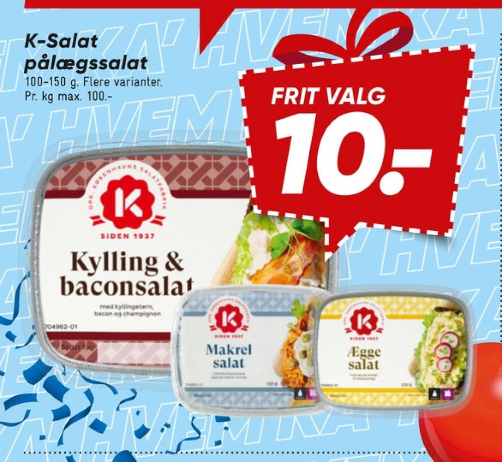 K-salat, Kylling & Baconsalat