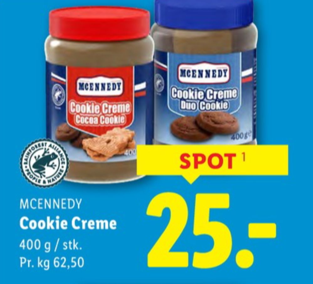 McEnnedy, Smørepålæg Duo Cookie