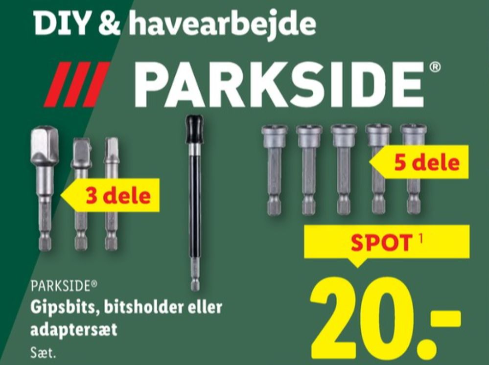 Parkside, Adaptersæt