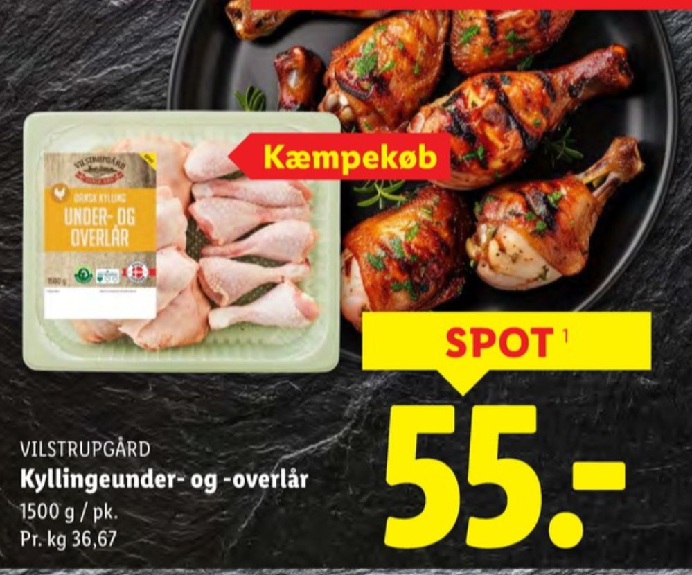 Vilstrupgård, Kyllingeunderlår