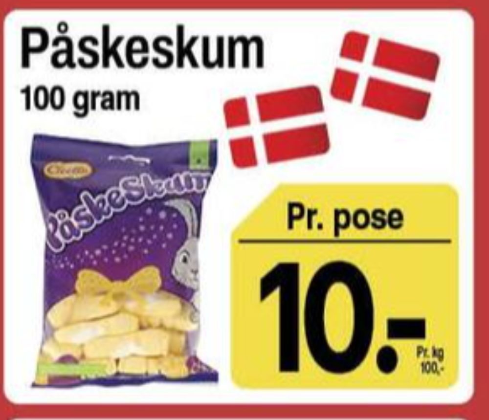 Cloetta Påskeskum, Skum