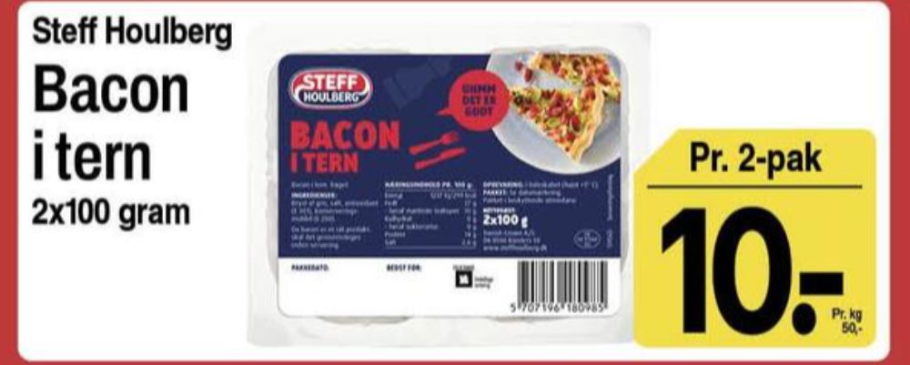 Steff Houlberg, Bacontern