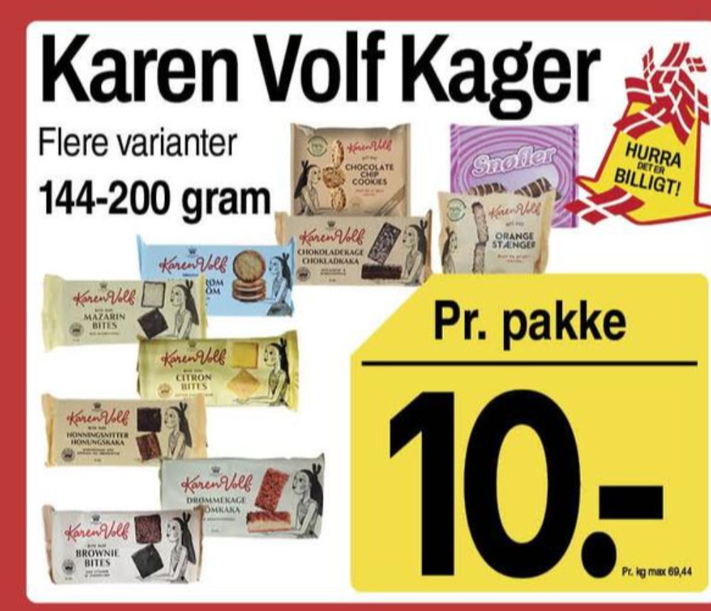 Karen Volf, Chokoladekage med kokos