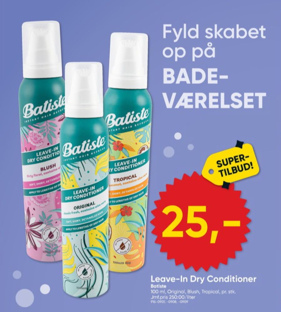 Batiste, Balsam