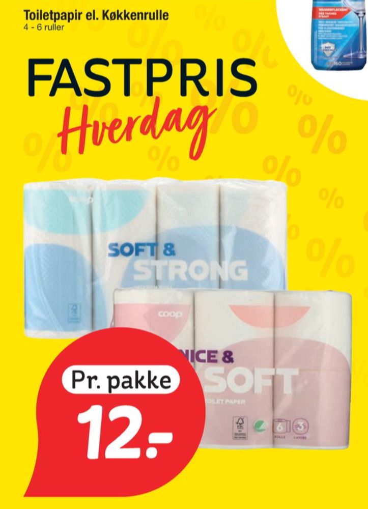 Coop Nice & Soft, Toiletpapir