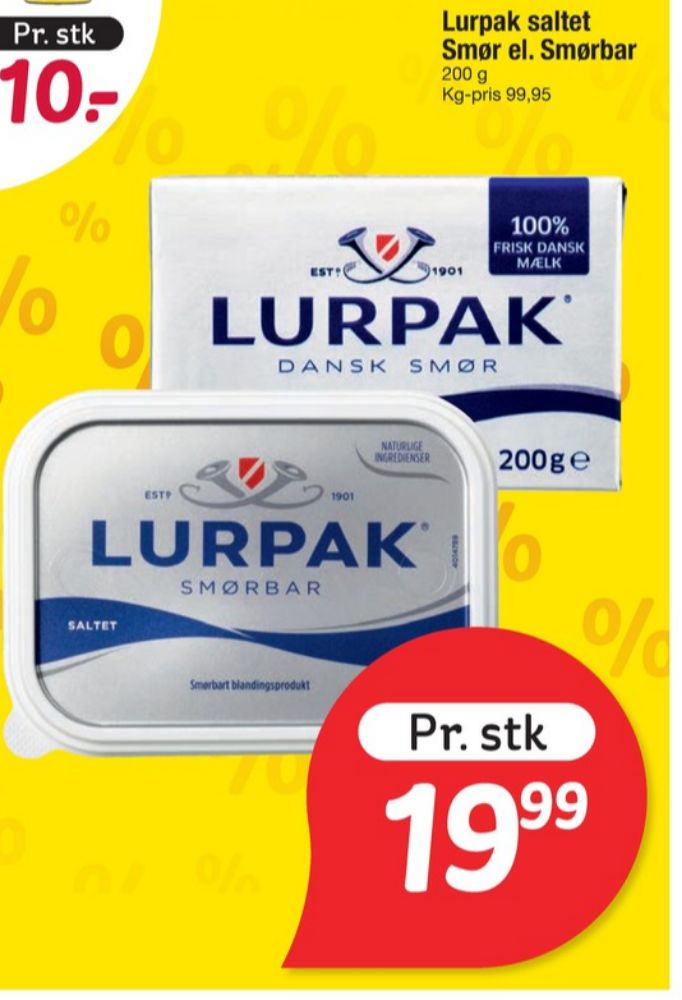 Lurpak, Smørbar