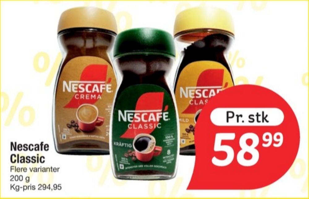 Nescafe Crema, Instant Kaffe